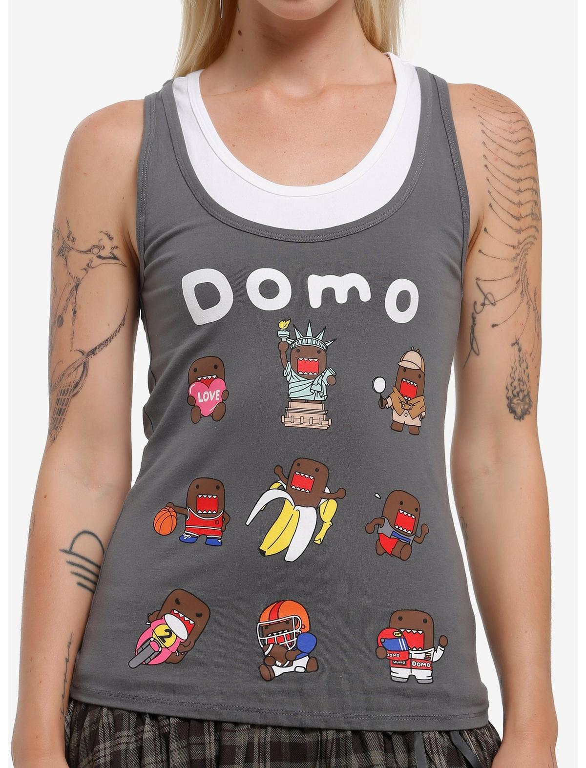 Domo Grid Two-Tone Tank Top - US 3985