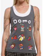 Domo Grid Two-Tone Tank Top - US 3985