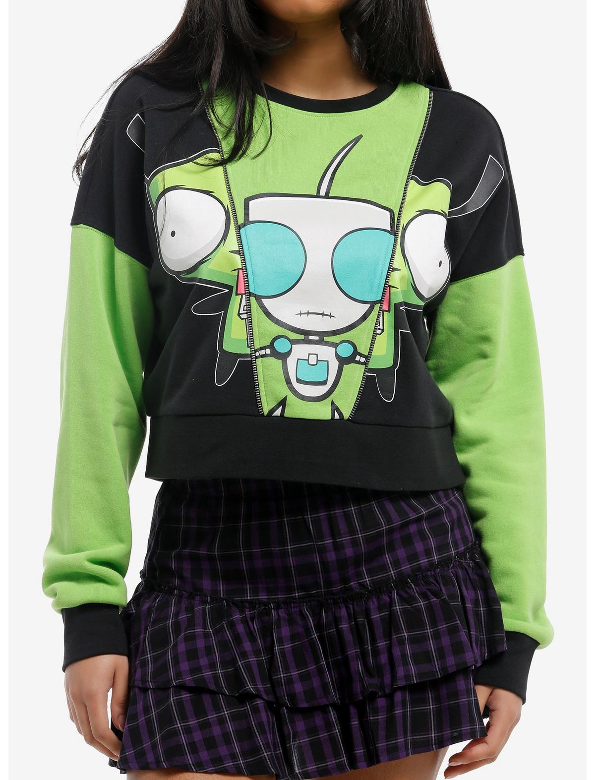 Invader Zim GIR Split Girls Sweatshirt - US 7115