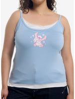 Her Universe Disney Stitch Cherry Blossom Girls Layered Cami Plus Size - US 9667
