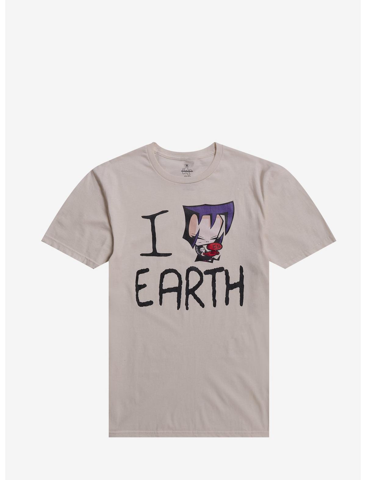 Invader Zim Gaz I Love Earth T-Shirt - US 8538