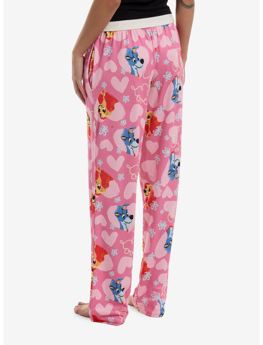 Disney Lady And The Tramp Hearts Pajama Pants - US 5783