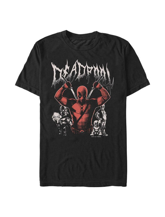 Marvel Deadpool & Wolverine Deadpool Metal Big & Tall T-Shirt - US 2056