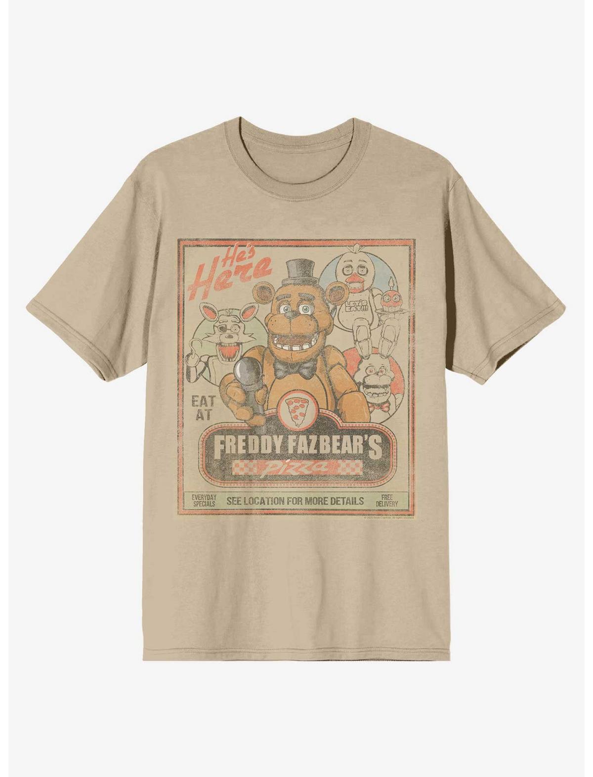 Five Nights At Freddy's Freddy Fazbear's Pizza T-Shirt - US 2105