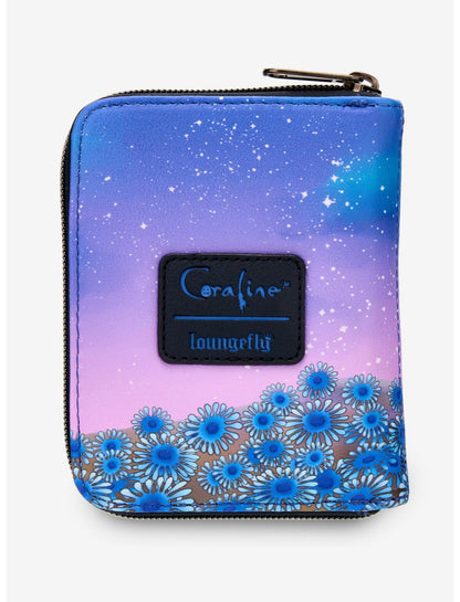 Loungefly Coraline Button Eye Flower Mini Zipper Wallet - US 2226