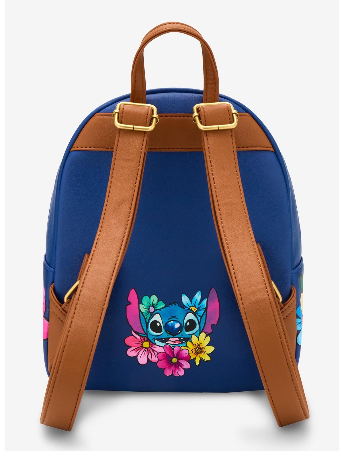 Loungefly Disney Stitch Flowers Mini Backpack - US 3953