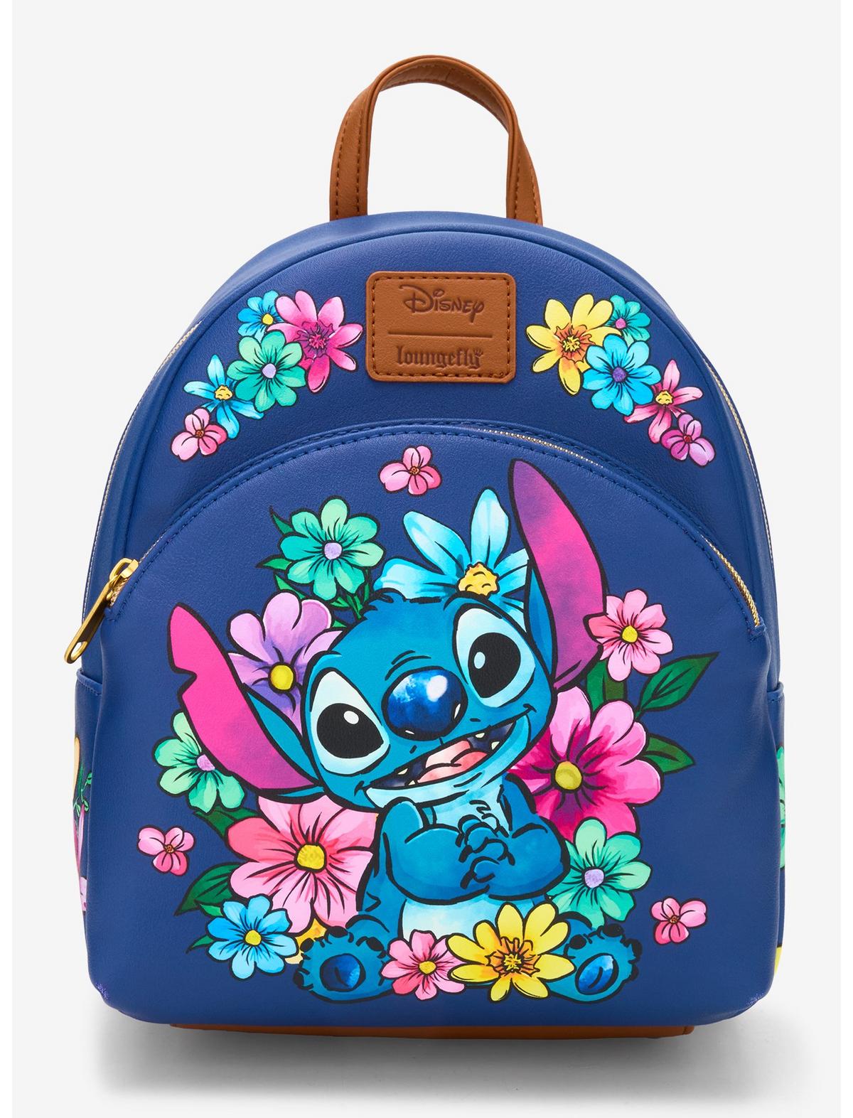 Loungefly Disney Stitch Flowers Mini Backpack - US 3953