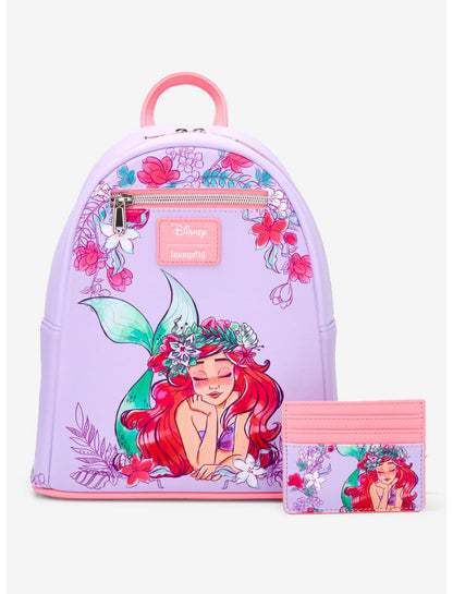 Loungefly Disney The Little Mermaid Floral Dream Cardholder - US 0527