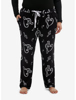 Heart Music Symbols Girls Pajama Pants Plus Size - US 5971