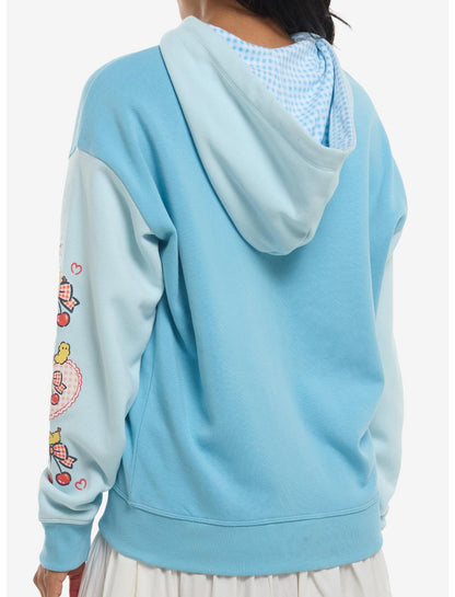 Cogimyun Cherries Blue Girls Hoodie - US 1731