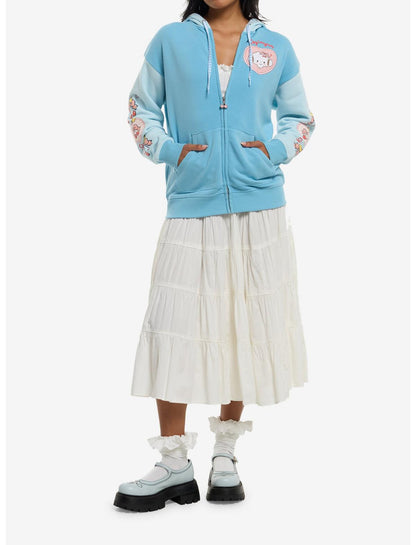 Cogimyun Cherries Blue Girls Hoodie - US 1731