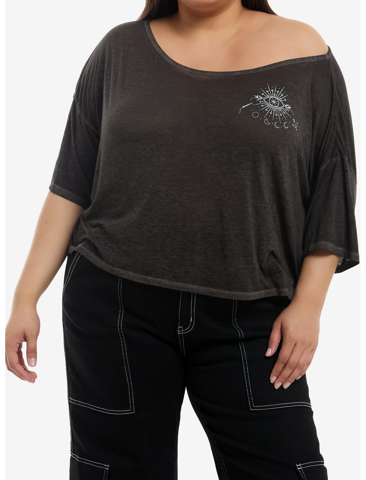 A Court Of Thorns And Roses Feyre Icons Girls Off-Shoulder T-Shirt Plus Size - US 0582