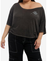 A Court Of Thorns And Roses Feyre Icons Girls Off-Shoulder T-Shirt Plus Size - US 0582