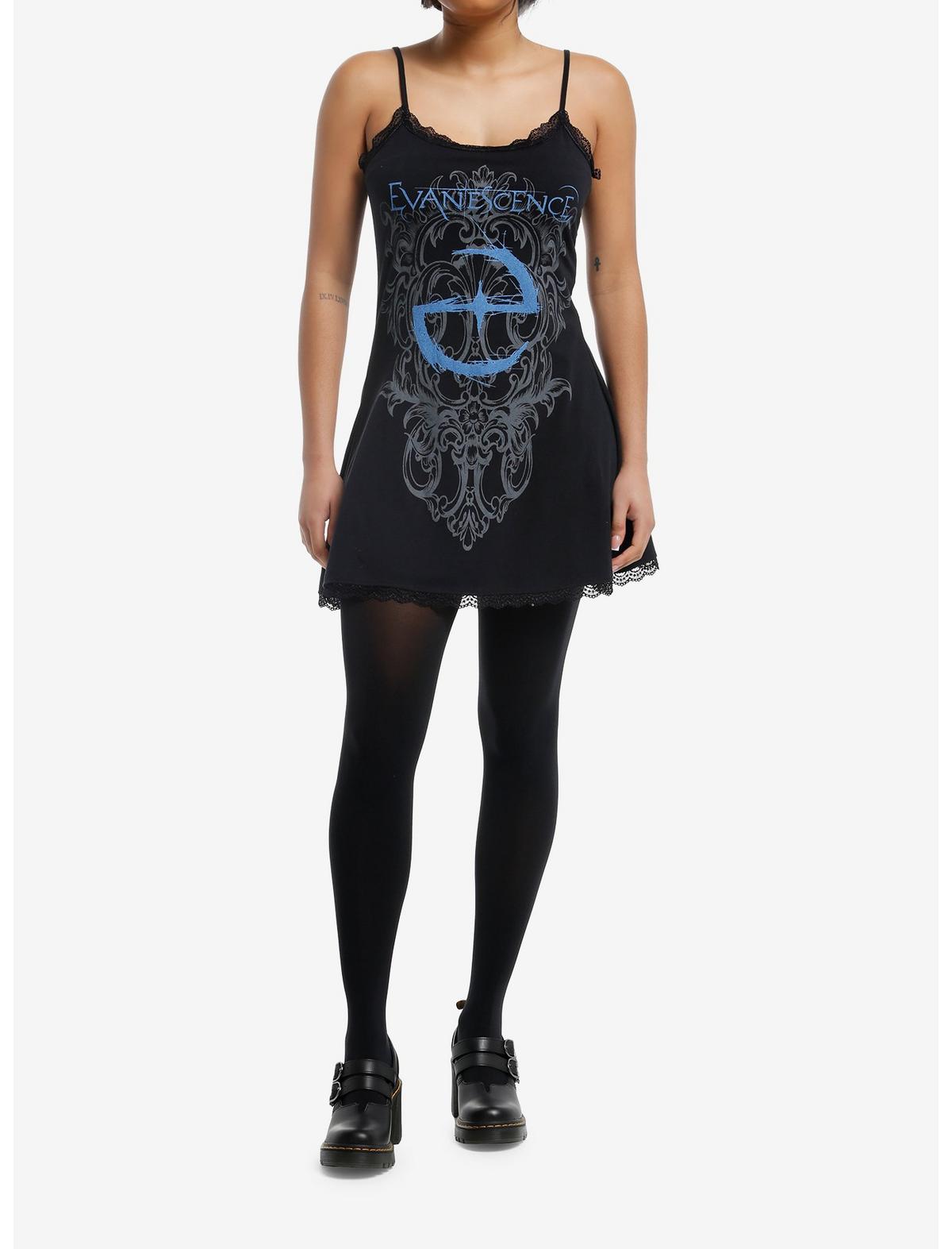 Evanescence Logo Filigree Cami Dress - US 3731