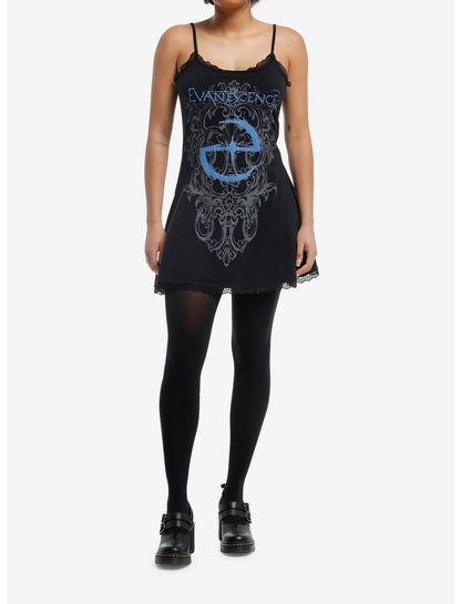 Evanescence Logo Filigree Cami Dress - US 3731