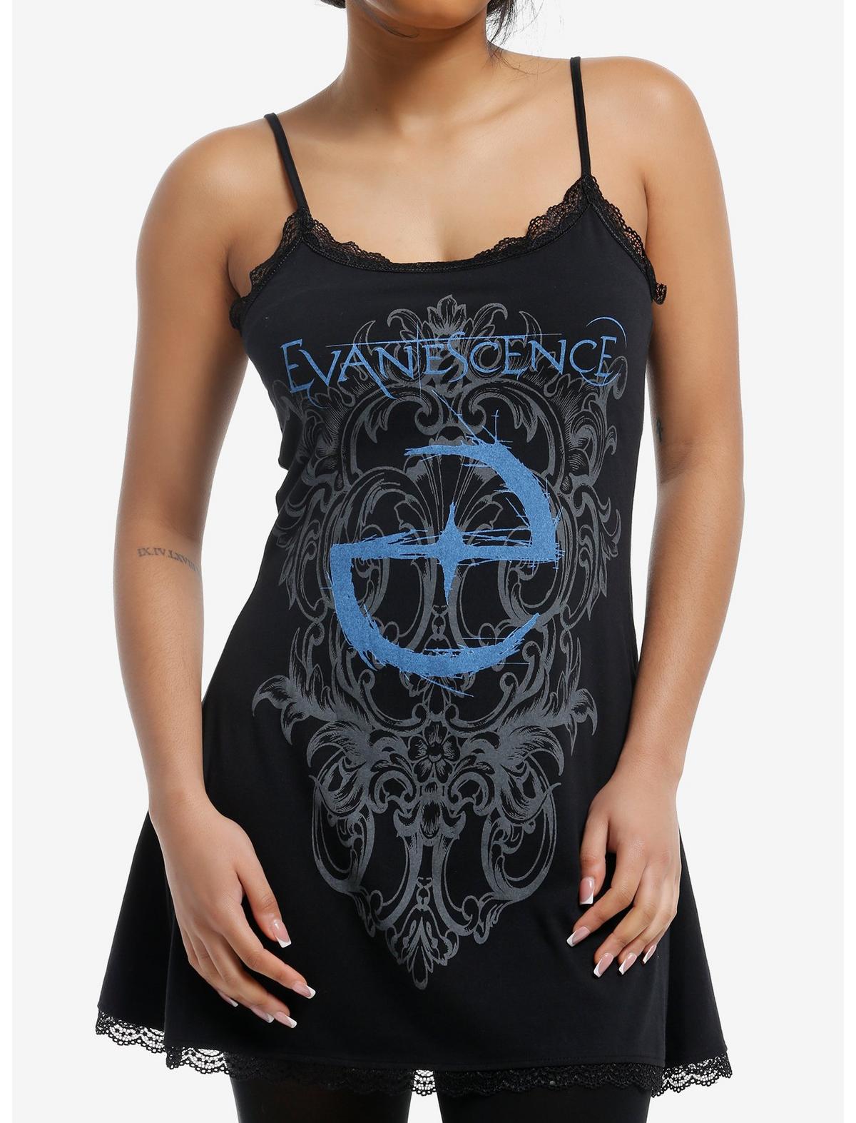 Evanescence Logo Filigree Cami Dress - US 3731