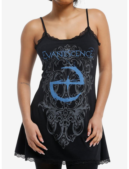 Evanescence Logo Filigree Cami Dress - US 3731