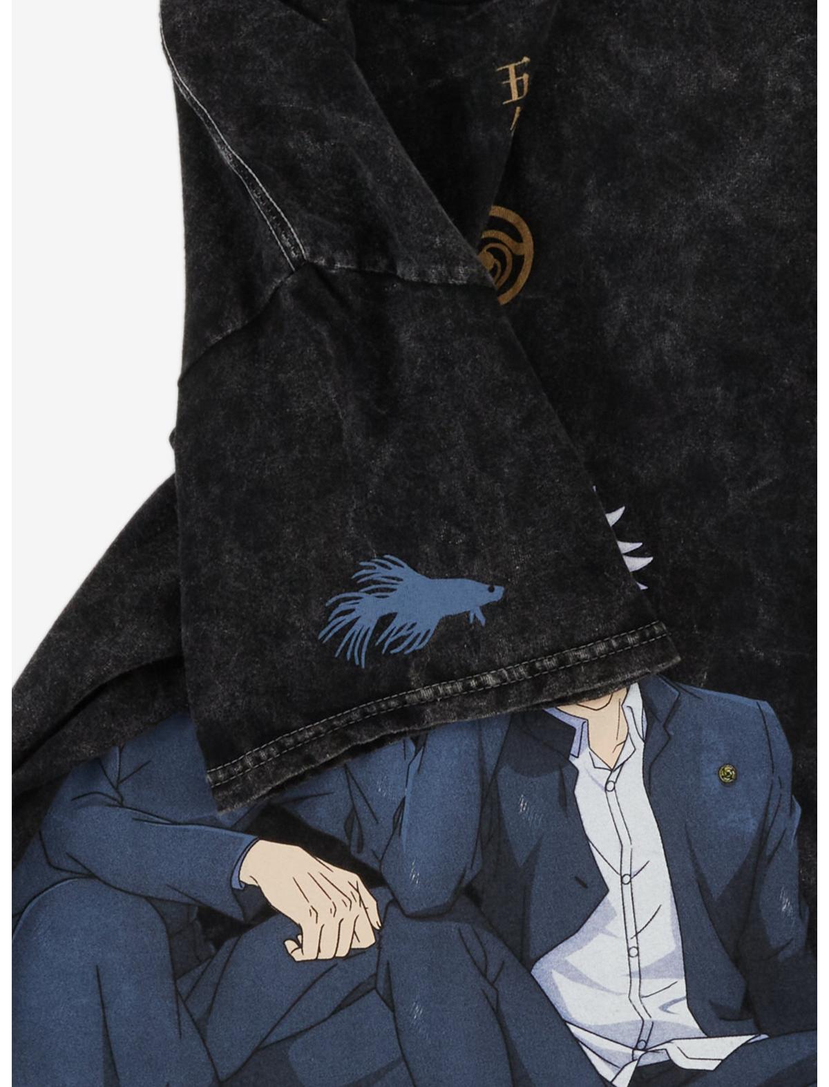 Jujutsu Kaisen SatoSugu Betta Fish Dark Wash T-Shirt - US 5436