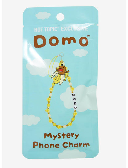 Domo Costume Blind Bag Beaded Phone Charm Hot Topic Exclusive - US 3095