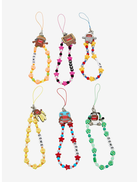 Domo Costume Blind Bag Beaded Phone Charm Hot Topic Exclusive - US 3095