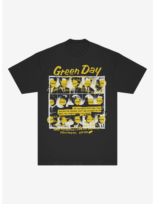 Green Day Nimrod Grid T-Shirt - US 2616