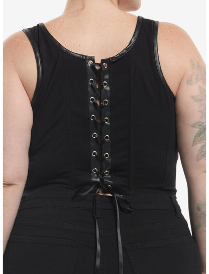 Death Note Chain Print Girls Corset Top Plus Size - US 0345
