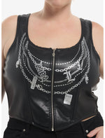 Death Note Chain Print Girls Corset Top Plus Size - US 0345