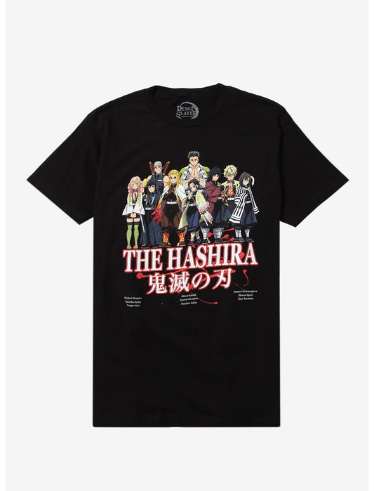 Demon Slayer: Kimetsu No Yaiba Hashira Group T-Shirt - US 5254