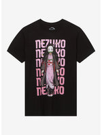 Demon Slayer: Kimetsu No Yaiba Nezuko Name & Portrait T-Shirt - US 8466
