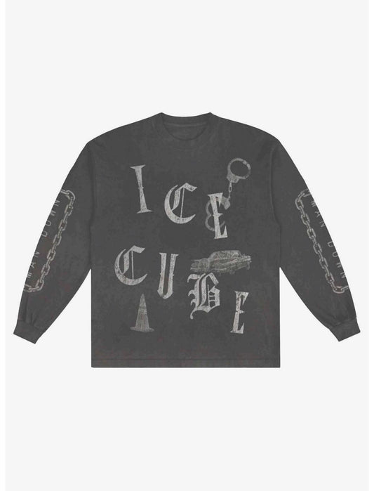 Ice Cube Man Down Long-Sleeve T-Shirt - US 0063
