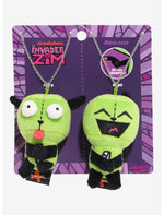 Invader Zim Plush GIR Magnetic Best Friend Necklace Set - US 1184