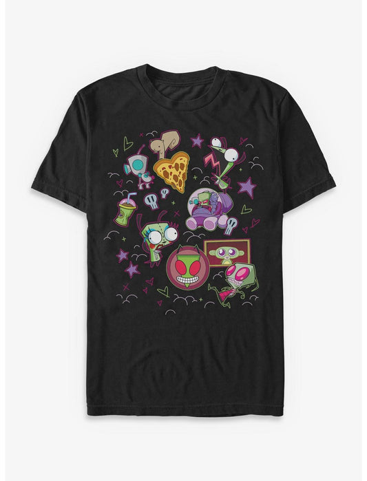 Invader ZIM Stickers T-Shirt - US 2955