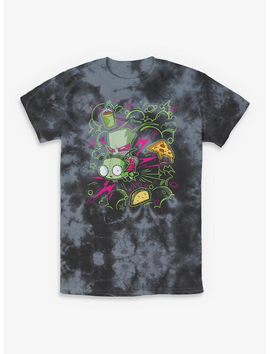Invader ZIM Doodle Zim Tie-Dye T-Shirt - US 0275