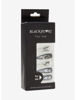 Blackheart Dark Chrome Butterfly Press-On Nail Set - US 1297