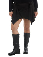 Cosmic Aura Black Hanky Hem Mini Skort Plus Size - US 6557