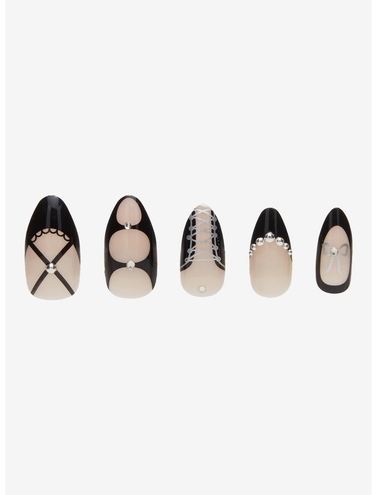Blackheart Dark Coquette Press-On Nail Set - US 3411