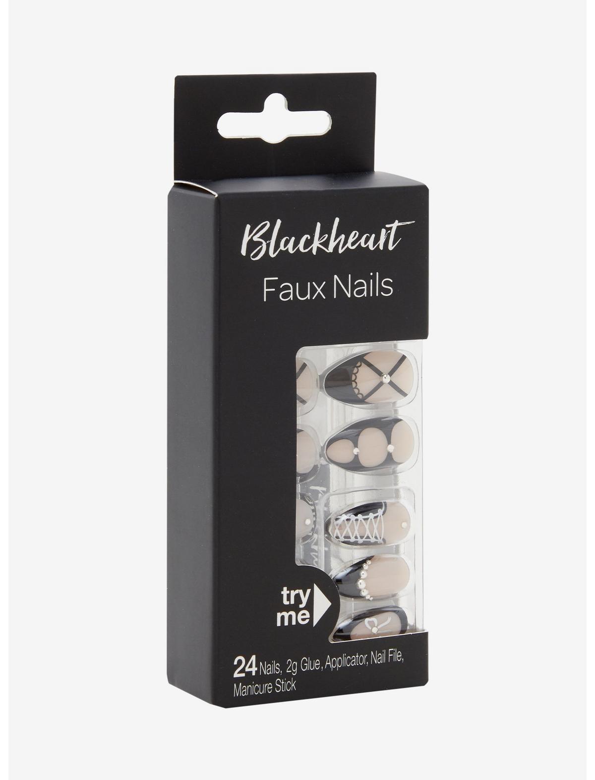 Blackheart Dark Coquette Press-On Nail Set - US 3411
