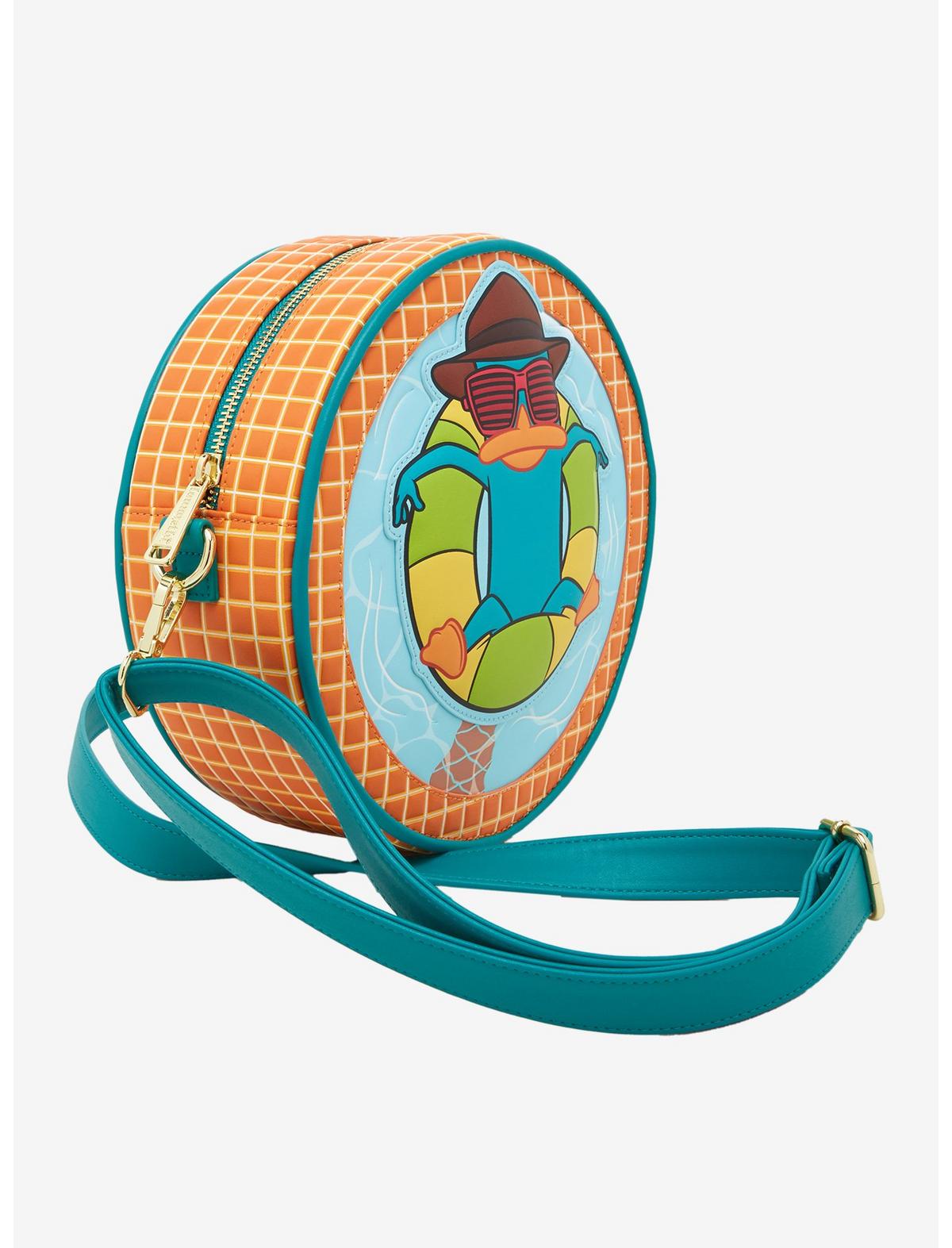 Loungefly Disney Phineas And Ferb Perry The Platypus Pool Crossbody Bag - US 9658