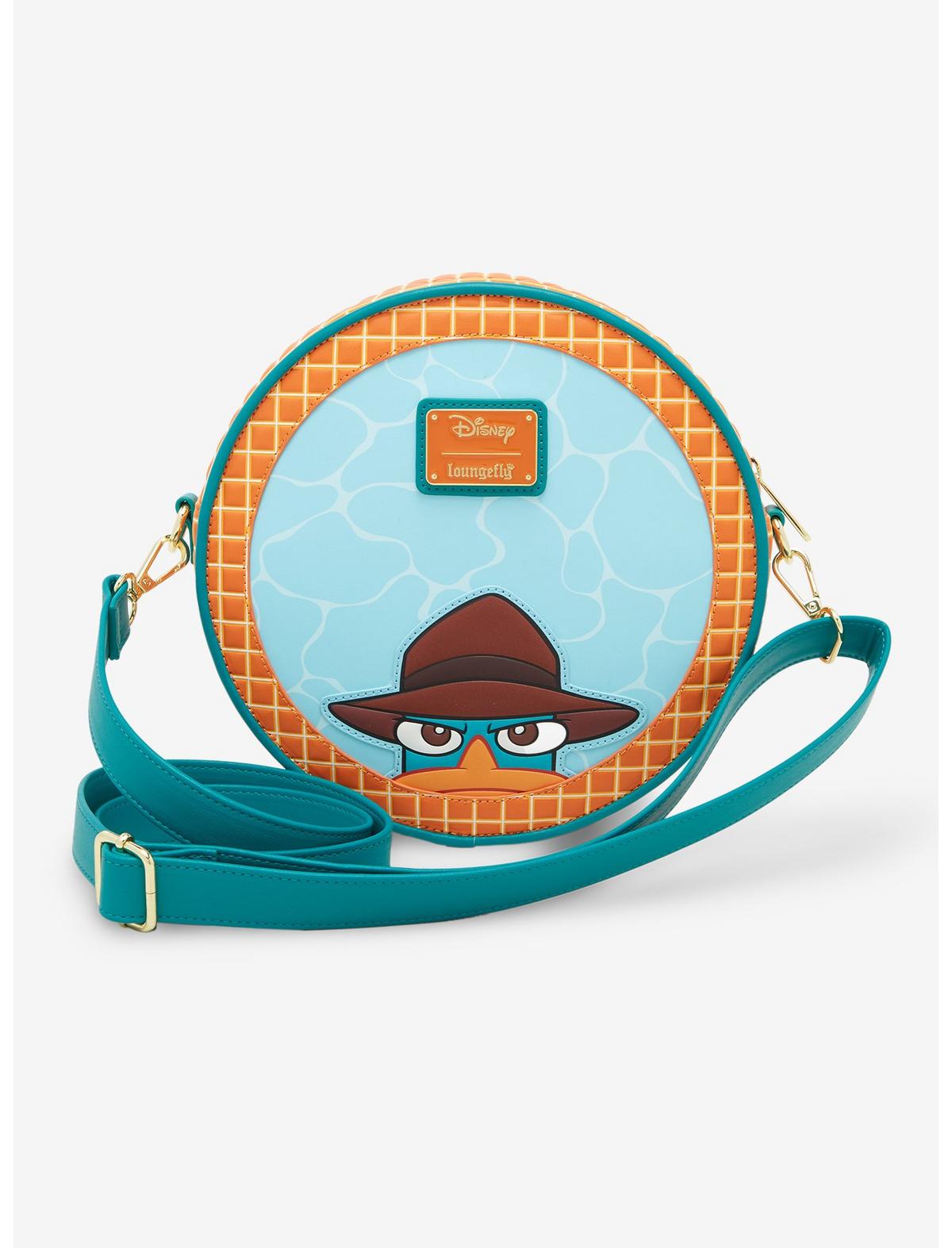 Loungefly Disney Phineas And Ferb Perry The Platypus Pool Crossbody Bag - US 9658