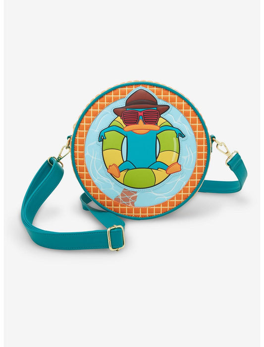 Loungefly Disney Phineas And Ferb Perry The Platypus Pool Crossbody Bag - US 9658