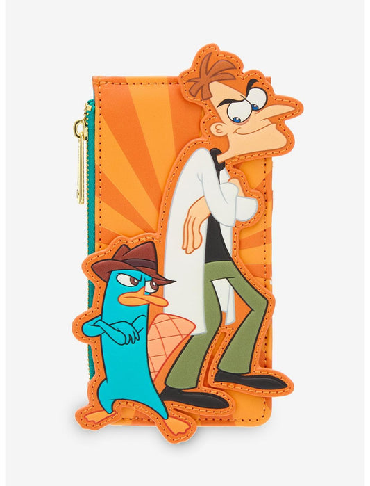 Loungefly Disney Phineas And Ferb Perry The Platypus & Dr. Doofenshmirtz Cardholder - US 5443