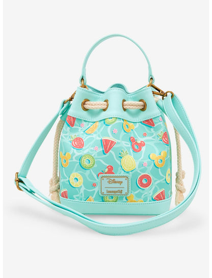 Loungefly Disney Mickey Mouse Pool Floaties Bucket Bag - US 8363
