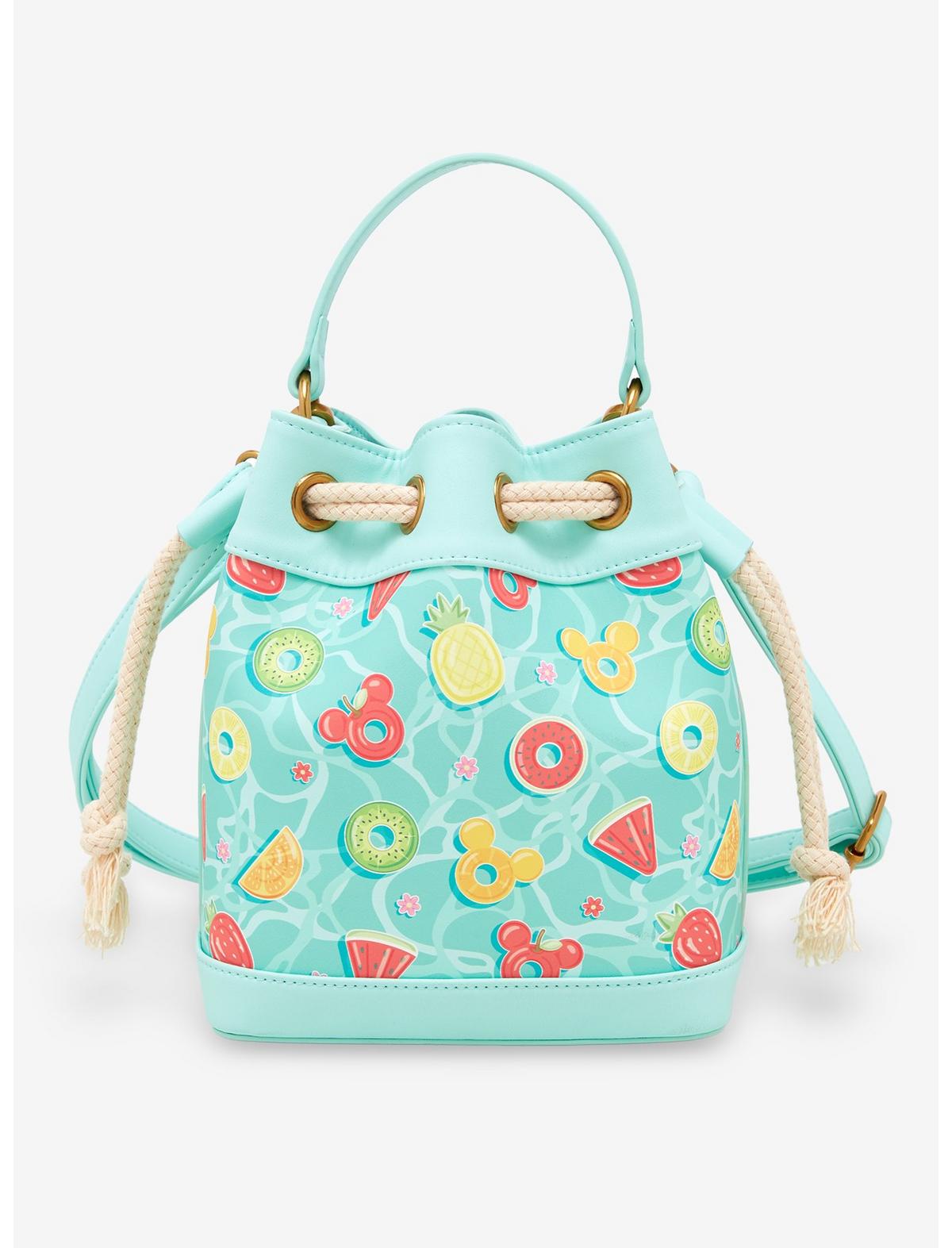 Loungefly Disney Mickey Mouse Pool Floaties Bucket Bag - US 8363