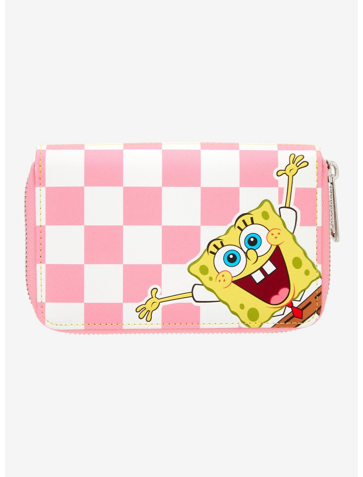 Loungefly SpongeBob SquarePants Split Checkered Zipper Wallet - US 0032