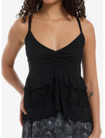 Cosmic Aura Black Tiered Cami - US 3697