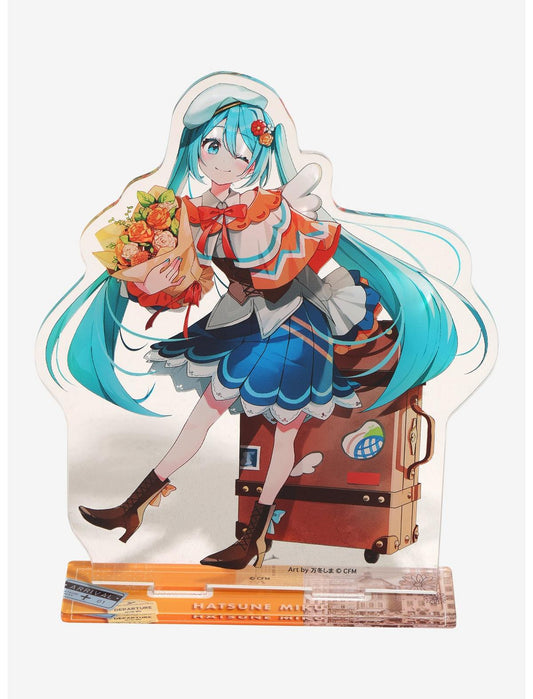 Hatsune Miku Flower Suitcase Acrylic Stand - US 6379