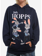 Disney Zootopia Judy Hopps Collage Hoodie - US 7702