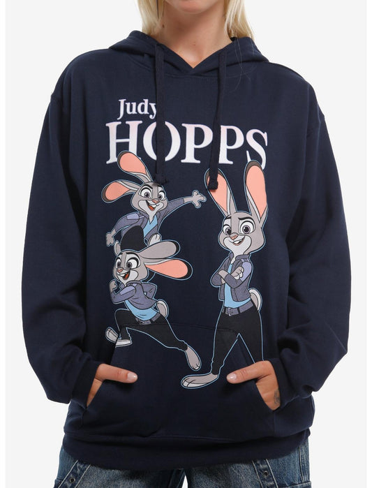 Disney Zootopia Judy Hopps Collage Hoodie - US 7702