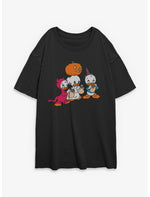 Disney's DuckTales Huey Dewey Louie Trick Or Treat Costumes Girls Oversized T-Shirt - US 2564