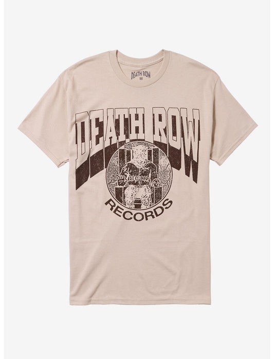 Death Row Records Beige T-Shirt - US 4750
